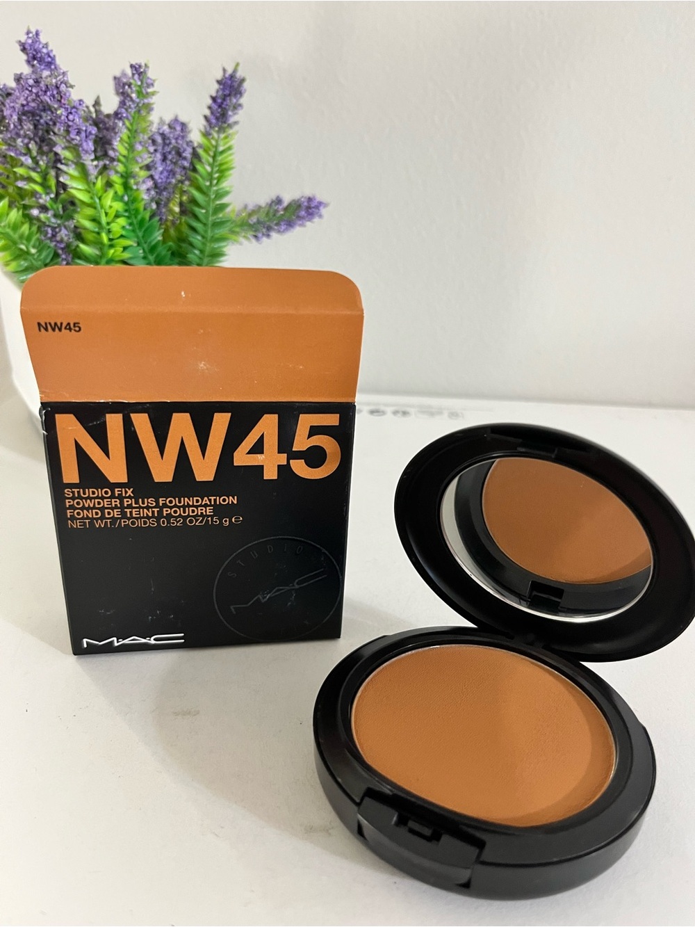 NW45, MAC Studio Fix Powder Plus Foundation,15 g, Old / Original Formula